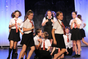 Photos of the school production of Matilda the Musical.