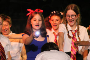 Photos of the school production of Matilda the Musical.